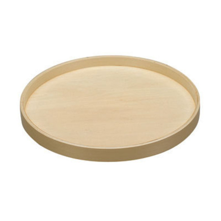 HDL HARDWARE 32in Full Circle Banded Wood With Premounted Bearing LD-4BW-001-32SB-1